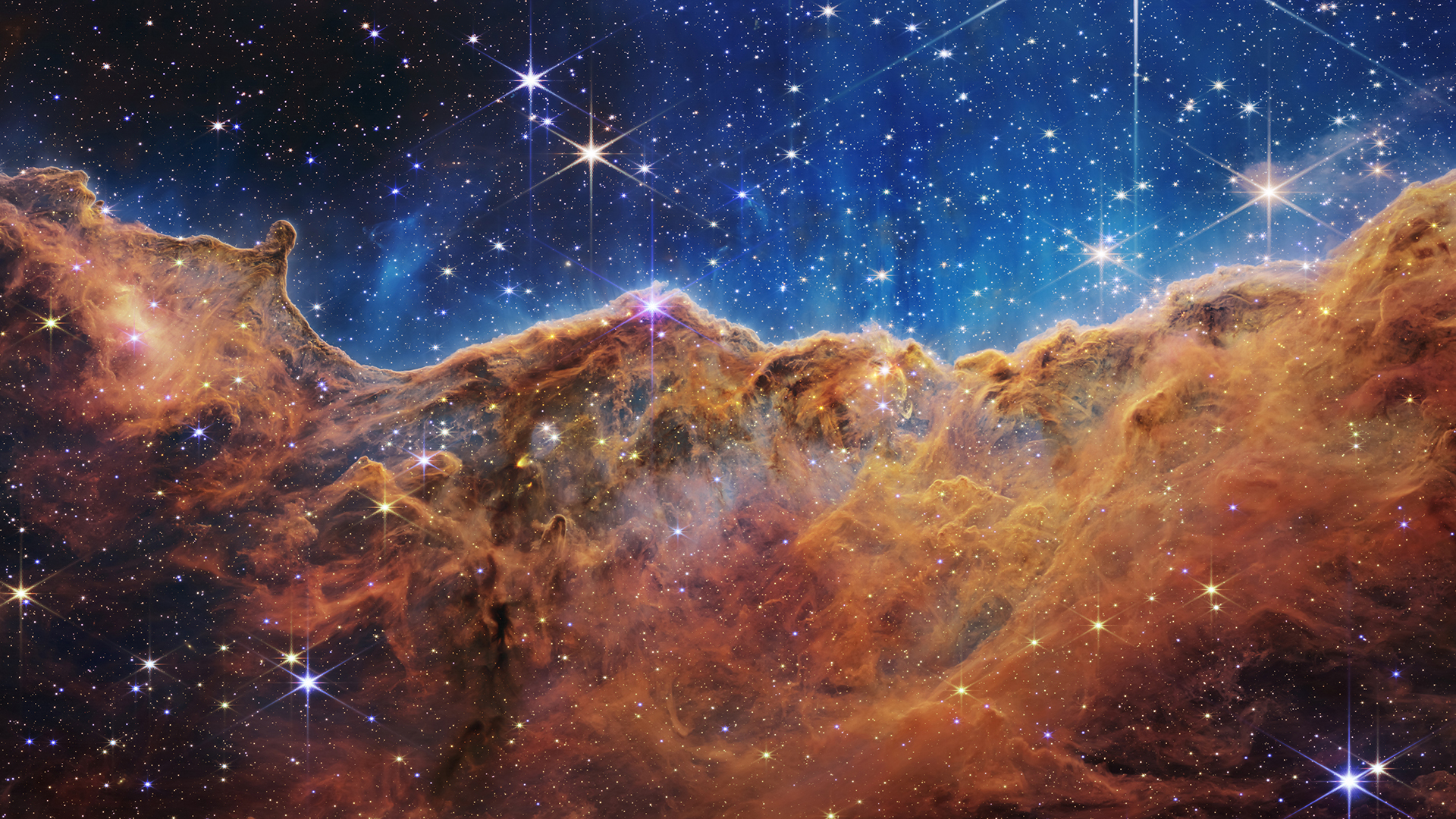 Carina Nebula, captured by NASA